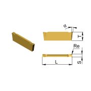 ZTGD0404-MG HR82513 Пластина отрезная, канавочная для стали