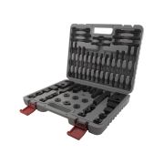 Набор прижимов со шпильками M12 для фрезерного стола с пазом 14 мм, 58 предметов