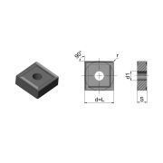 SNMG120408-GR-WS8125 Пластина токарная для стали, черновая обработка