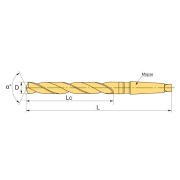 Сверло 20x220x320 Р6М5 к/х КМ2 удлиненное ГОСТ 2092-77