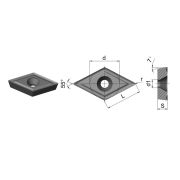 DCMT11T304-HM-YBC251 Пластина токарная для стали, получистовая обработка