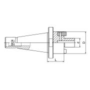 Оправка для насадных фрез NT50-FMB32-060